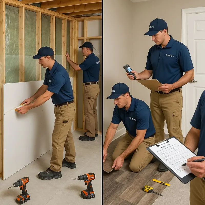 Repairs and Reconstruction process in Great Neck, NY